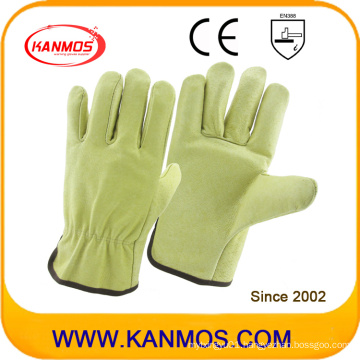 Industrial Safety Pig Grain Driver Leather Work Gloves (22201)